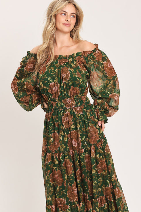 terracotta-trail-woven-midi-dress-2-flying-tomato-sophias-style-4