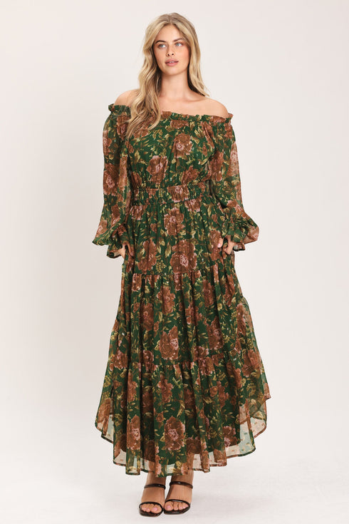 terracotta-trail-woven-midi-dress-2-flying-tomato-sophias-style-3
