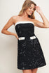 MIDNIGHT GLAM SEQUIN MINI DRESS