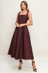 IMPERIAL ALLURE WOVEN JACQUARD MIDI DRESS