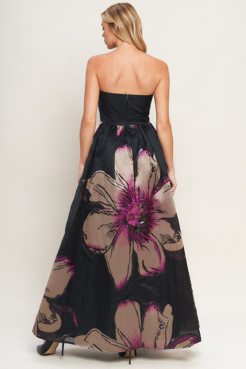 gilded-flower-woven-maxi-dress Flying Tomato - Sophia's Style-4