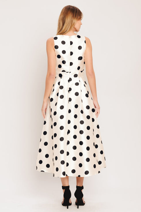 cafe-noir-polka-woven-midi-dress-sophias-style-4