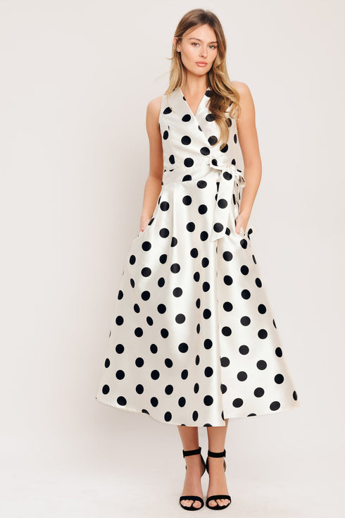 cafe-noir-polka-woven-midi-dress-sophias-style-5