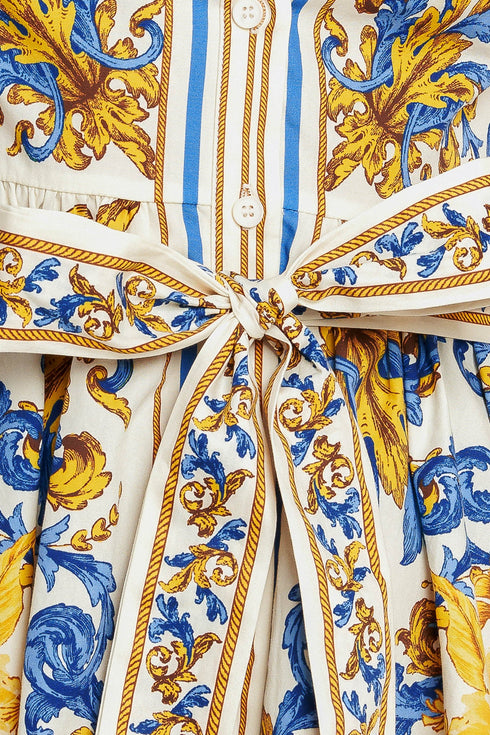 royal-contrast-palette-woven-mini-dress-flying-tomato-Sophia's Style-7