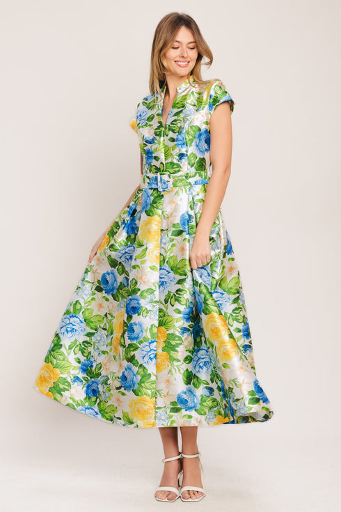 fresh-canvas-floral-woven-midi-dress-sophias-styleDRESSES-1