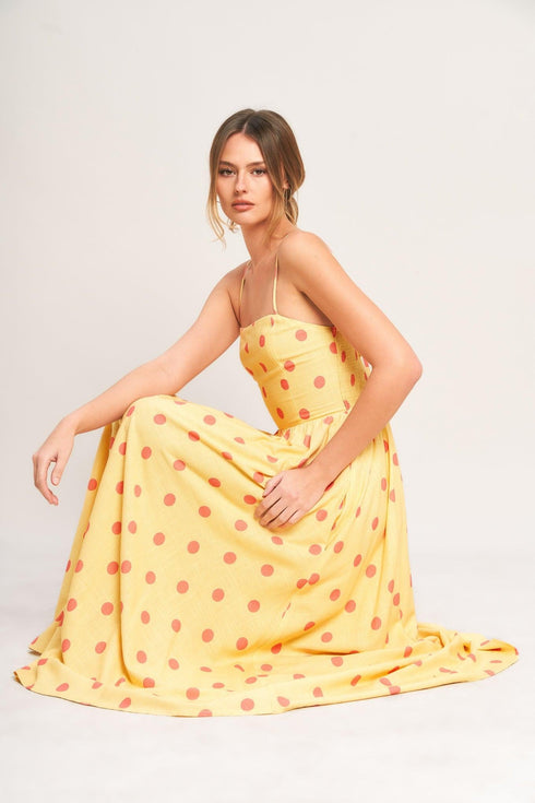 golden-summer-polka-woven-midi-dress-flying-tomato-sophias-style-7