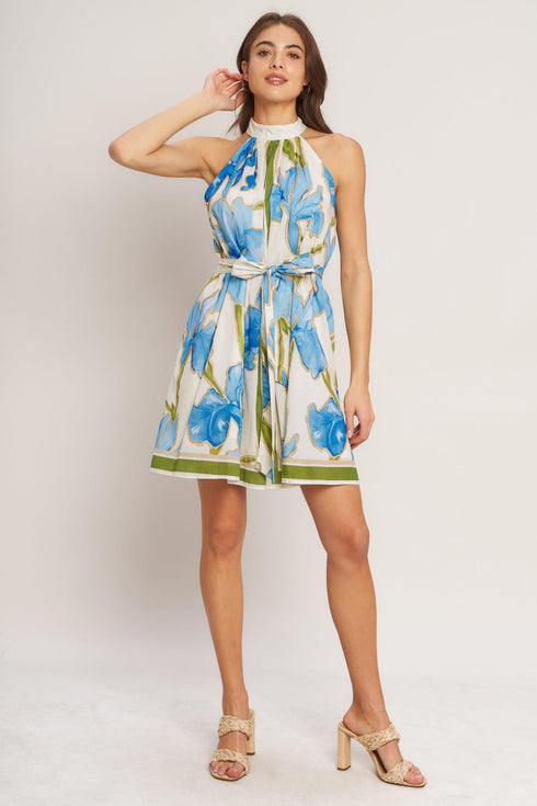 azure-bloom-halter-woven-mini-dress-flying-tomato-sophias-style-4