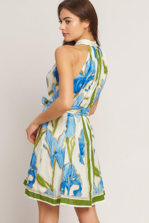 azure-bloom-halter-woven-mini-dress-flying-tomato-sophias-style-2