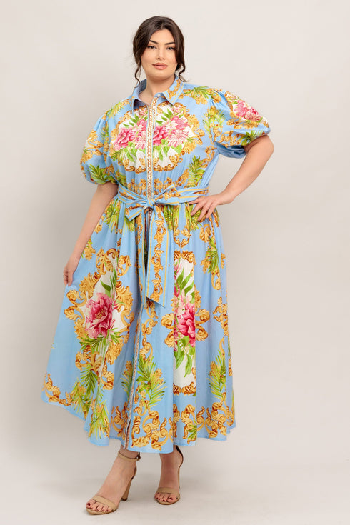 blue-palace-woven-midi-dress-flying-tomato-Sophia's Style-11