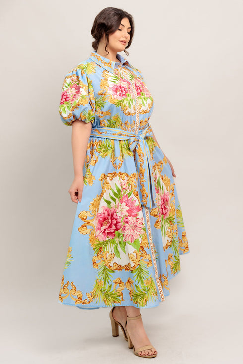 blue-palace-woven-midi-dress-flying-tomato-Sophia's Style-9