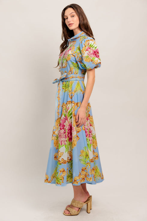 blue-palace-woven-midi-dress-flying-tomato-Sophia's Style-3