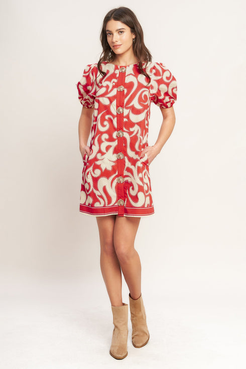 straight-strong-woven-mini-dress-flying-tomato-Sophia's Style-4