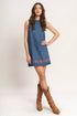 artisan-inspired-denim-mini-shift-dress-flying-tomato-Sophia's StyleDRESSES-1