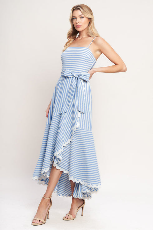 tied-to-you-striped-woven-midi-dress-flying-tomato-Sophia's Style-4