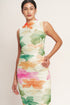 colorful-confidence-power-mesh-midi-dress-flying-tomato-Sophia's Style-3