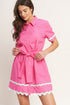 weekend-preppy-look-woven-mini-dress-flying-tomato-Sophia's StyleDRESSES-1