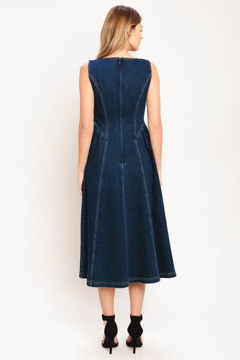effortless-polish-denim-midi-dress-sophias-style-2