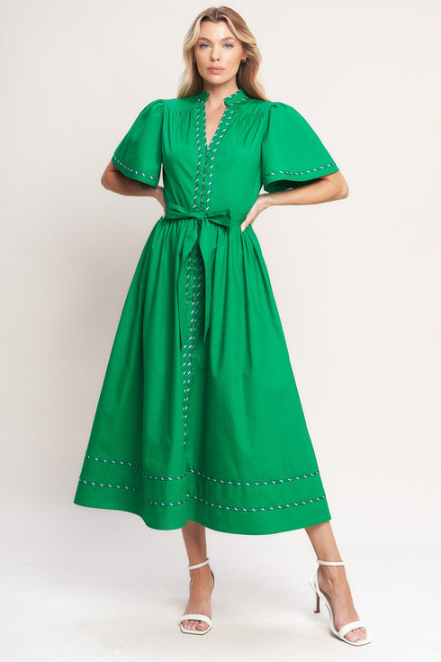 evergreen-romance-woven-midi-dress-flying-tomato-Sophia's Style-2