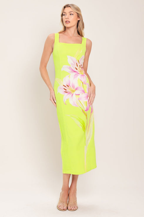lush-lime-woven-midi-dress-sophias-styleDRESSES-1