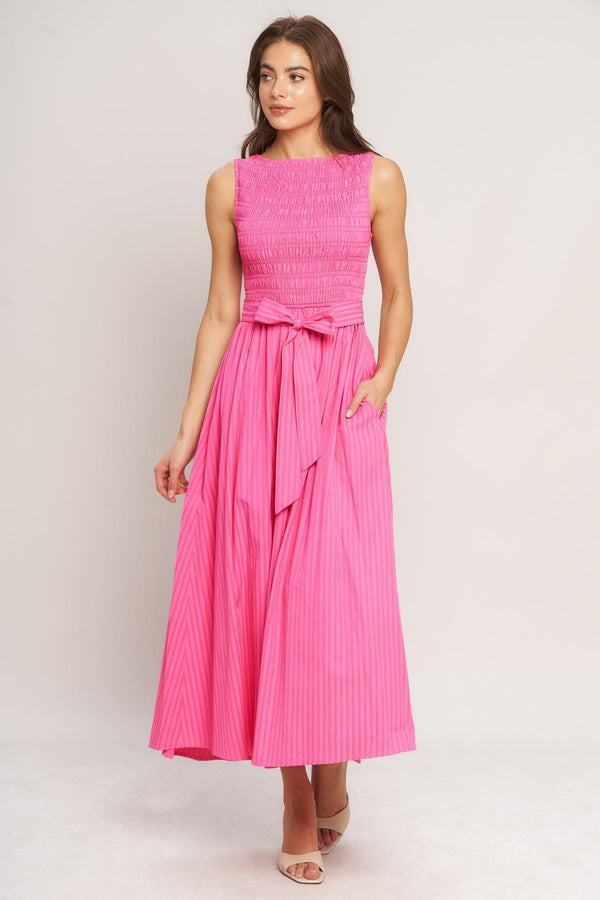 pink-radiance-woven-midi-dress-flying-tomato-sophias-styleDRESSES-1