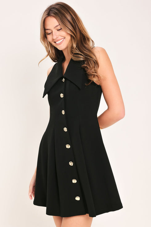 fifth-avenue-black-woven-mini-dress-flying-tomato-sophias-style-5