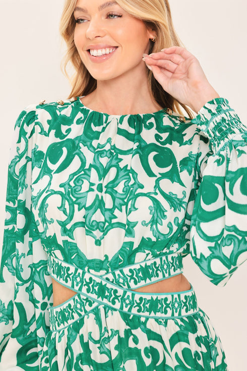 emerald-fresco-woven-mini-dress-flying-tomato-sophias-style-6