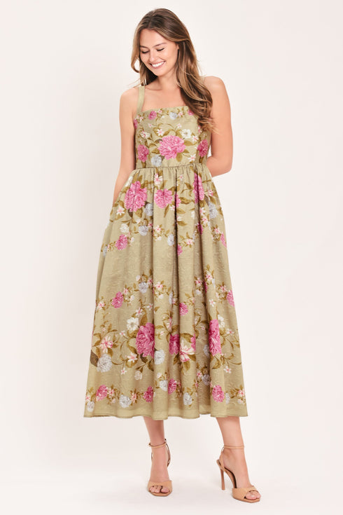 sweet-peony-morning-woven-midi-dress-flying-tomato-sophias-styleDRESSES-1