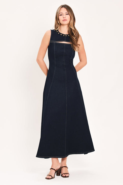midnight-golden-secret-denim-maxi-dress-flying-tomato-sophias-styleDRESSES-1