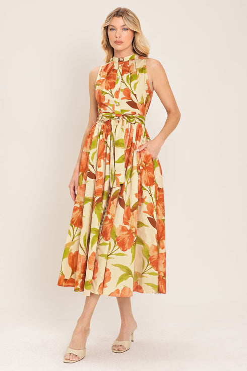 apricot-sunset-woven-midi-dress-1-flying-tomato-sophias-style-3