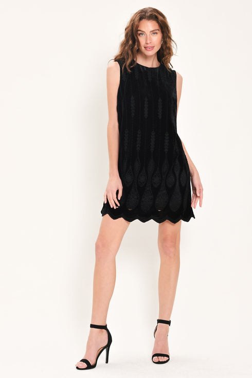 velvet-noir-black-textured-sleeveless-mini-dress-flying-tomato-sophias-styleDRESSES-1