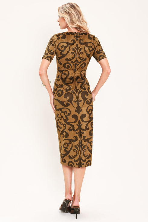 cognac-scroll-silhouette-faux-suede-midi-dress-flying-tomato-sophias-style-6