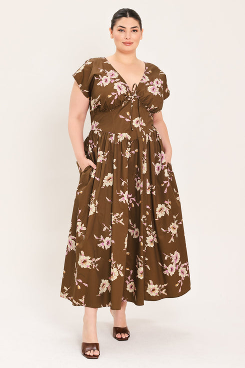 brown-daisy-woven-midi-dress-flying-tomato-sophias-style-7