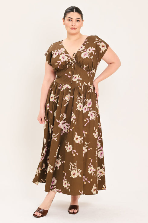 brown-daisy-woven-midi-dress-flying-tomato-sophias-style-8