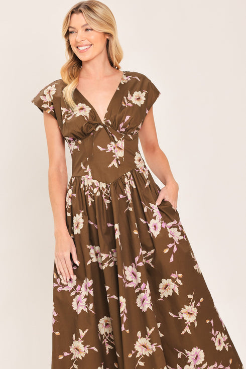 brown-daisy-woven-midi-dress-flying-tomato-sophias-style-4