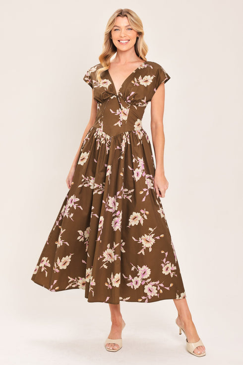 brown-daisy-woven-midi-dress-flying-tomato-sophias-style-3