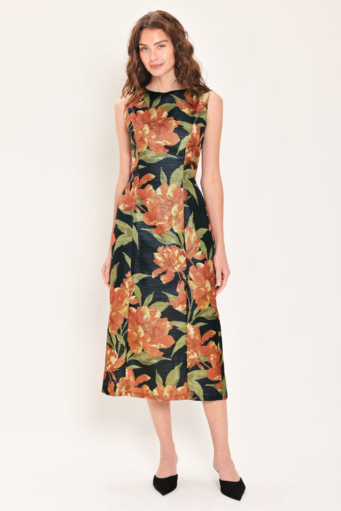 starry-noir-black-metallic-textured-column-dress-flying-tomato-sophias-style-4