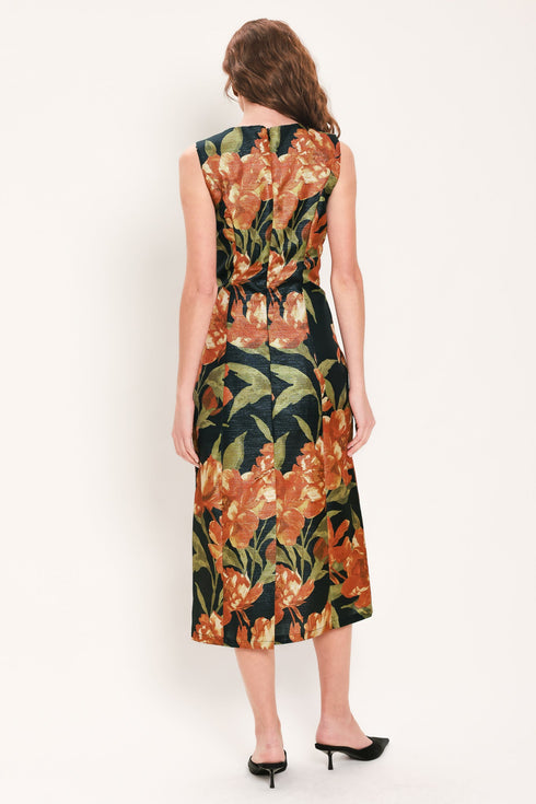 starry-noir-black-metallic-textured-column-dress-flying-tomato-sophias-style-6