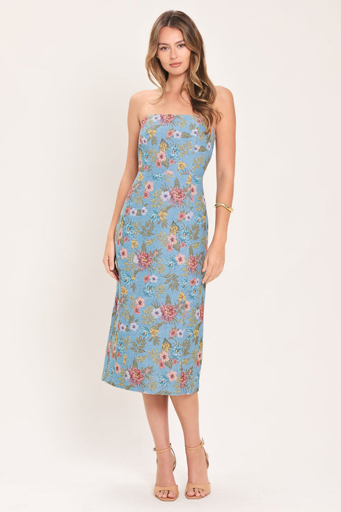 celestial-garden-jacquard-woven-tube-dress-flying-tomato-sophias-styleDRESSES-1