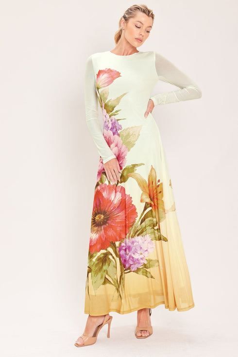 pastel-botanic-splendor-power-mesh-maxi-dress-flying-tomato-sophias-style-3