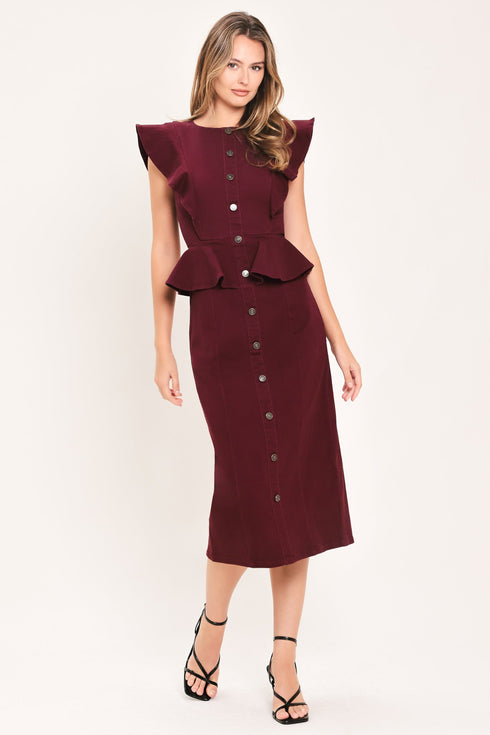 burgundy-ruffle-reverence-woven-midi-dress-sophias-style-5