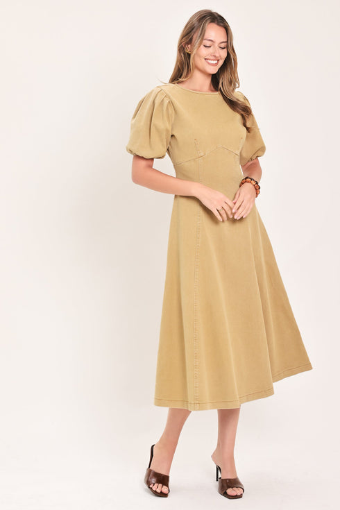 ochre-cottage-poise-woven-midi-dress-flying-tomato-sophias-style-5