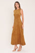 harvest-moon-camel-faux-suede-fit-flare-midi-dress-flying-tomato-sophias-style-4