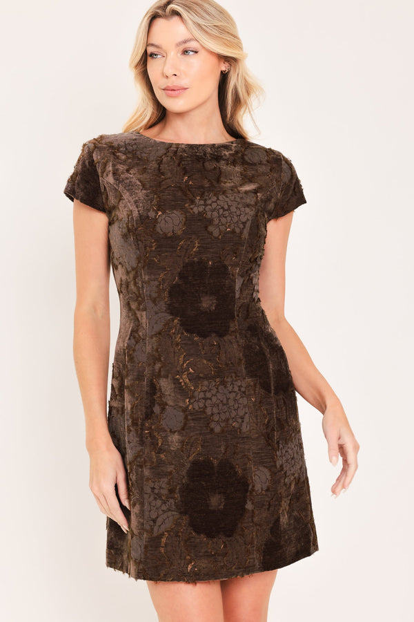 deep-coffee-contour-jacquard-velvet-mini-dress-flying-tomato-sophias-styleDRESSES-1