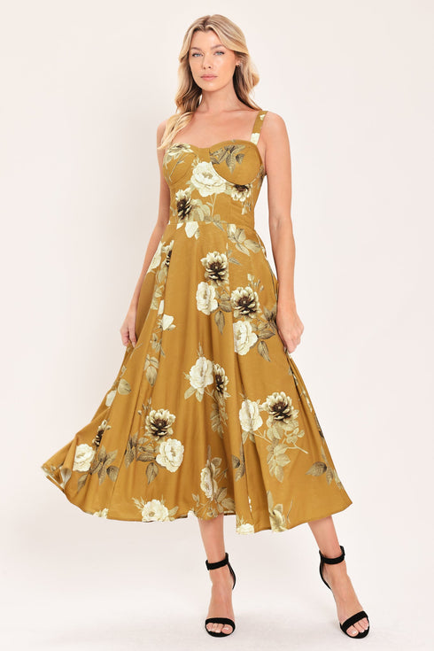 mustard-rosette-melody-woven-midi-dress-flying-tomato-sophias-styleDRESSES-1