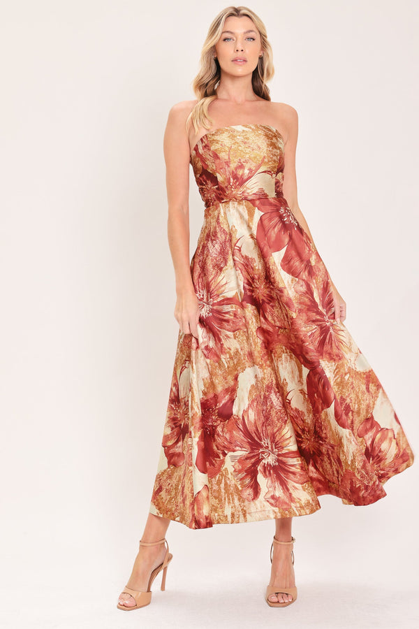 cinnamon-flora-drift-woven-midi-dress-flying-tomato-sophias-styleDRESSES-1