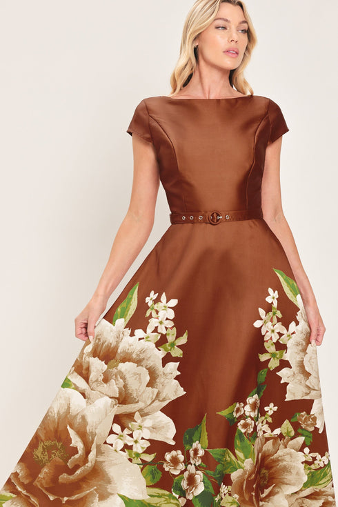 rust-reverie-rust-printed-belted-circle-skirt-midi-dress-flying-tomato-sophias-style-5