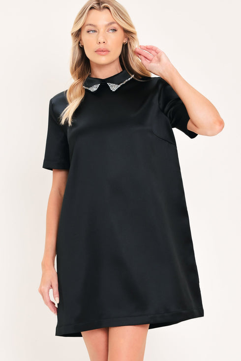 onyx-collar-glow-woven-mini-dress-flying-tomato-sophias-style-4