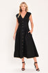 nightfall-gold-accent-woven-midi-dress-flying-tomato-sophias-styleDRESSES-1