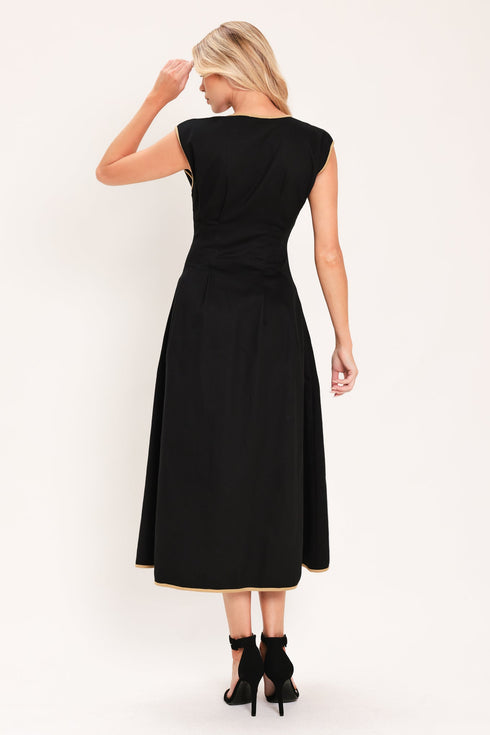 nightfall-gold-accent-woven-midi-dress-flying-tomato-sophias-style-6