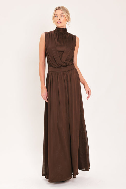 espresso-gathered-glow-woven-maxi-dress-flying-tomato-sophias-style-3